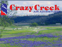 Tablet Screenshot of crazycreekairadventures.com